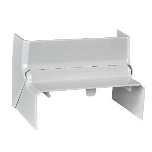 Ultra - adjustable internal corner - 101 x 34/50 mm - ABS - white