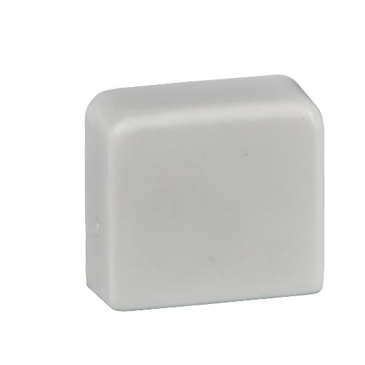 Ultra - stop end - 16 x 16 mm - ABS - white
