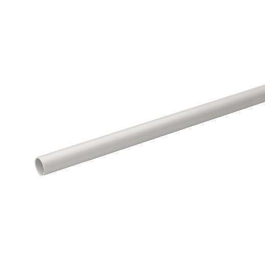 Mureva Tube - conduit rigide non tulipé PVC gris - Ø20mm/3m - au mètre linéaire