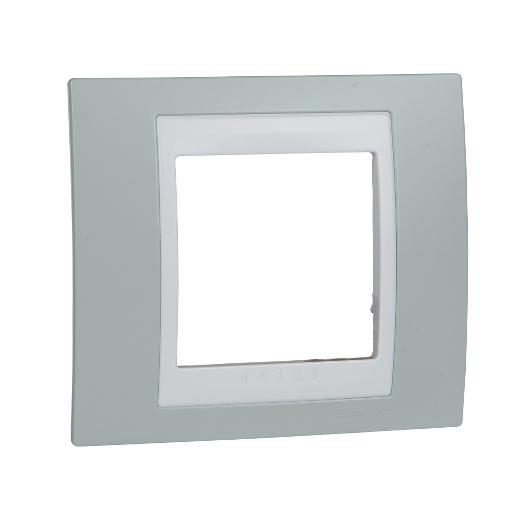Unica Plus - cover frame - 1 gang - water green/white