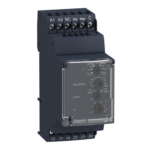 Zelio RM35-L - relais de contrôle de niveau de liquide - 24..240Vca/cc