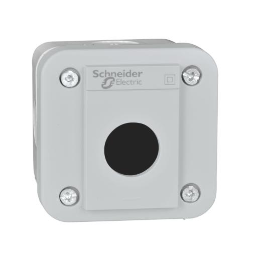 Harmony XALE - boîte à boutons vide - base et couvercle gris clair